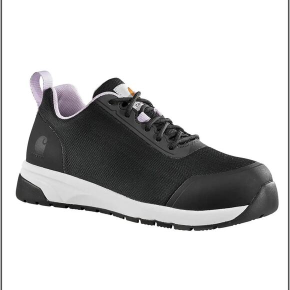 Carhartt Women's Force 3 Inch EH Nano Toe Work Shoe Black/Amethyst Size 10 - Picture 1 of 14